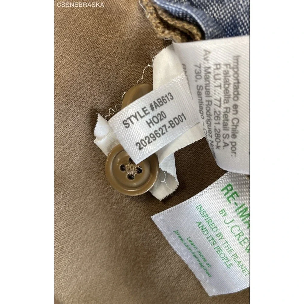 J.Crew Men's 250 Skinny Chino Pants Tan Khaki Stretch Cotton Twill Size 31x34
